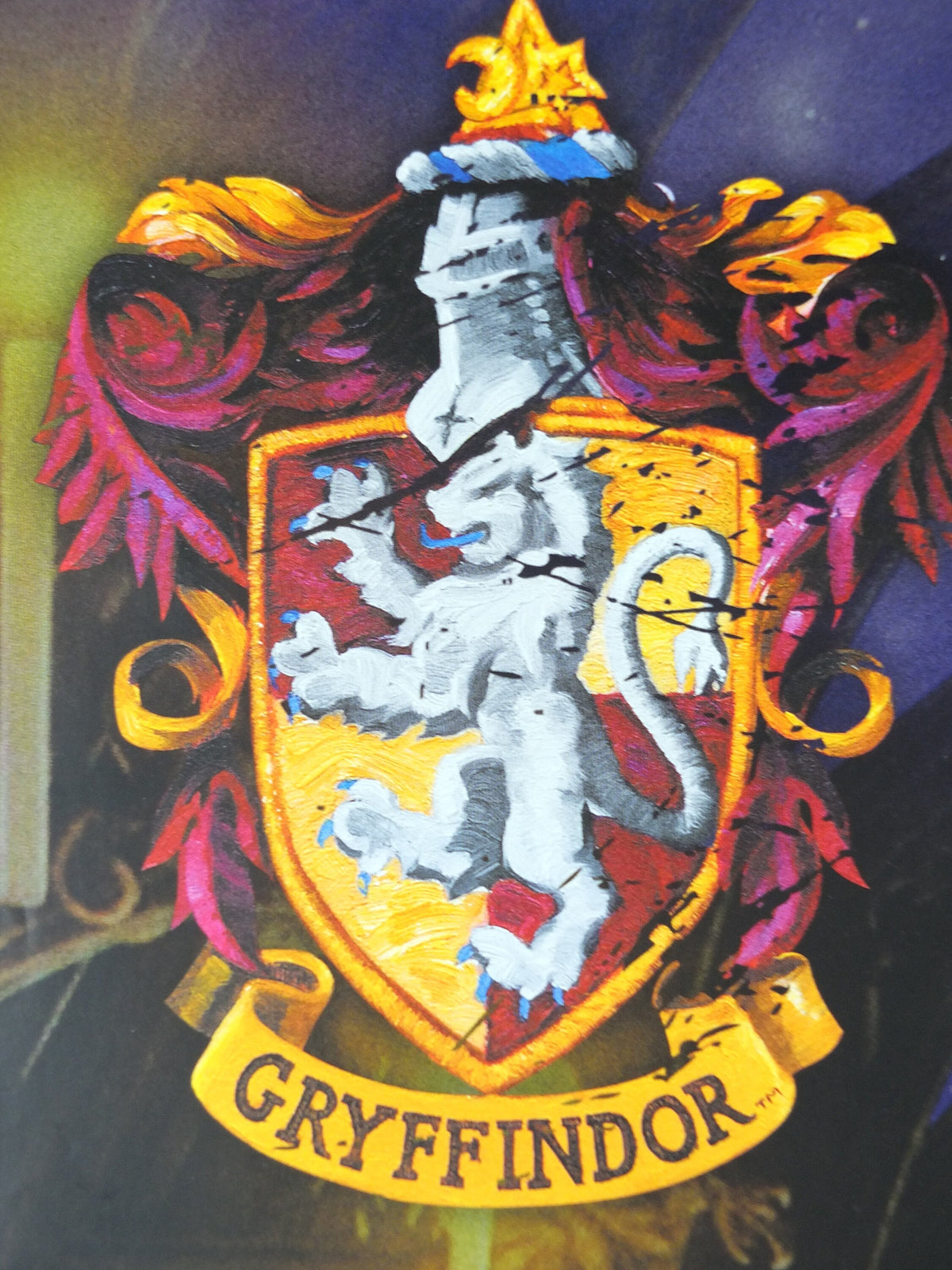 Vintage Harry Potter Hogwarts Poster, Hogwarts Houses, wall art cinema film memorabilia