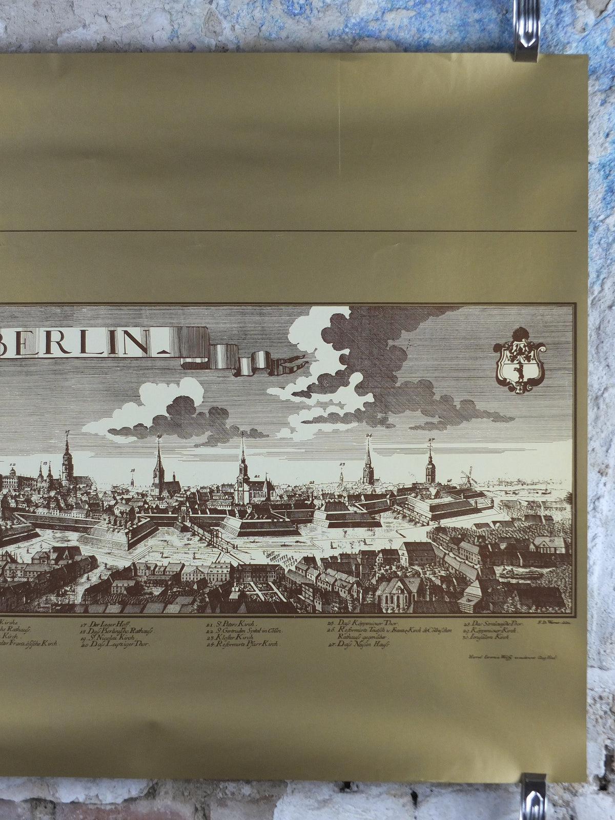 1980s DDR East Berlin Poster, Museums in Berlin, The Capital City of the DDR, travel tourism holiday vacation wall art decor