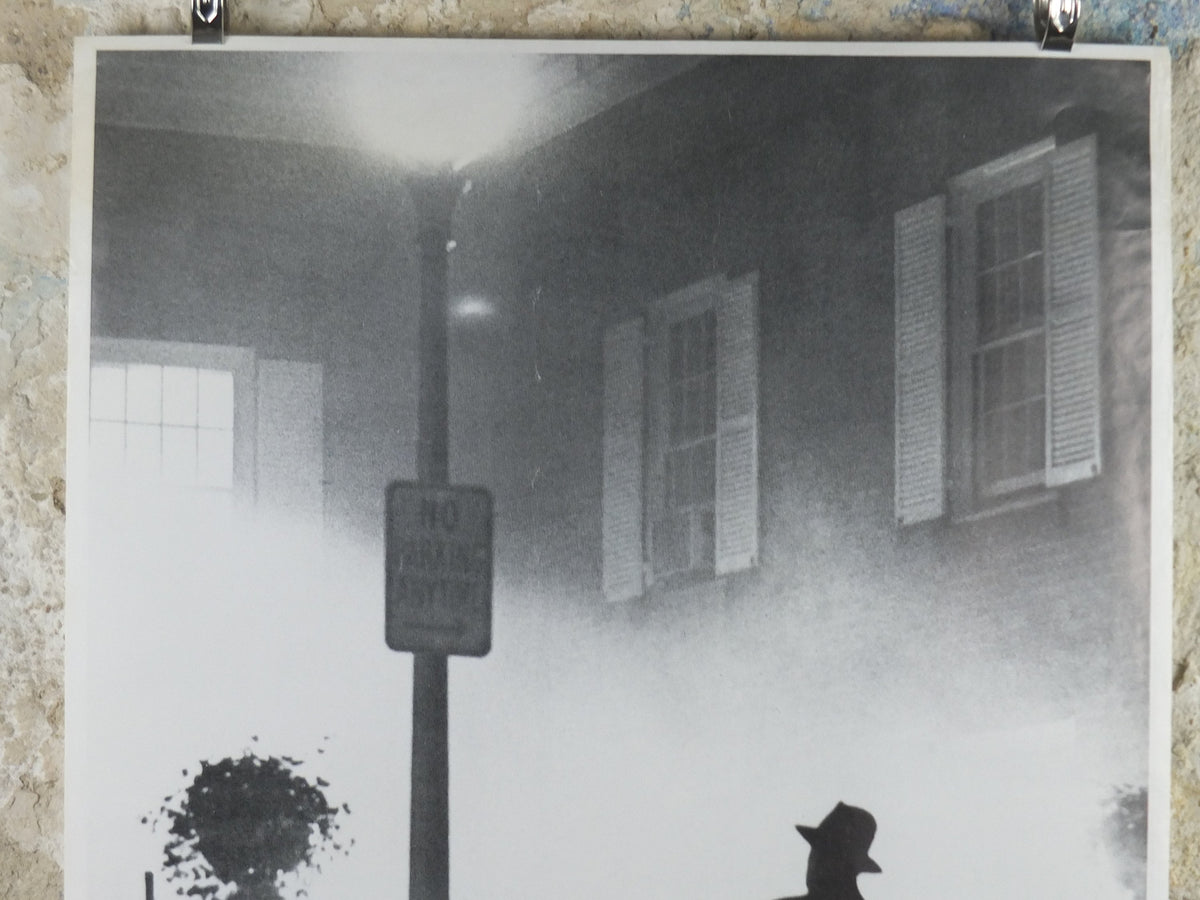 1973 The Exorcist Poster, The famous silhouette of Lankester Merrin the priest, movie cinema memorabilia, wall art decor