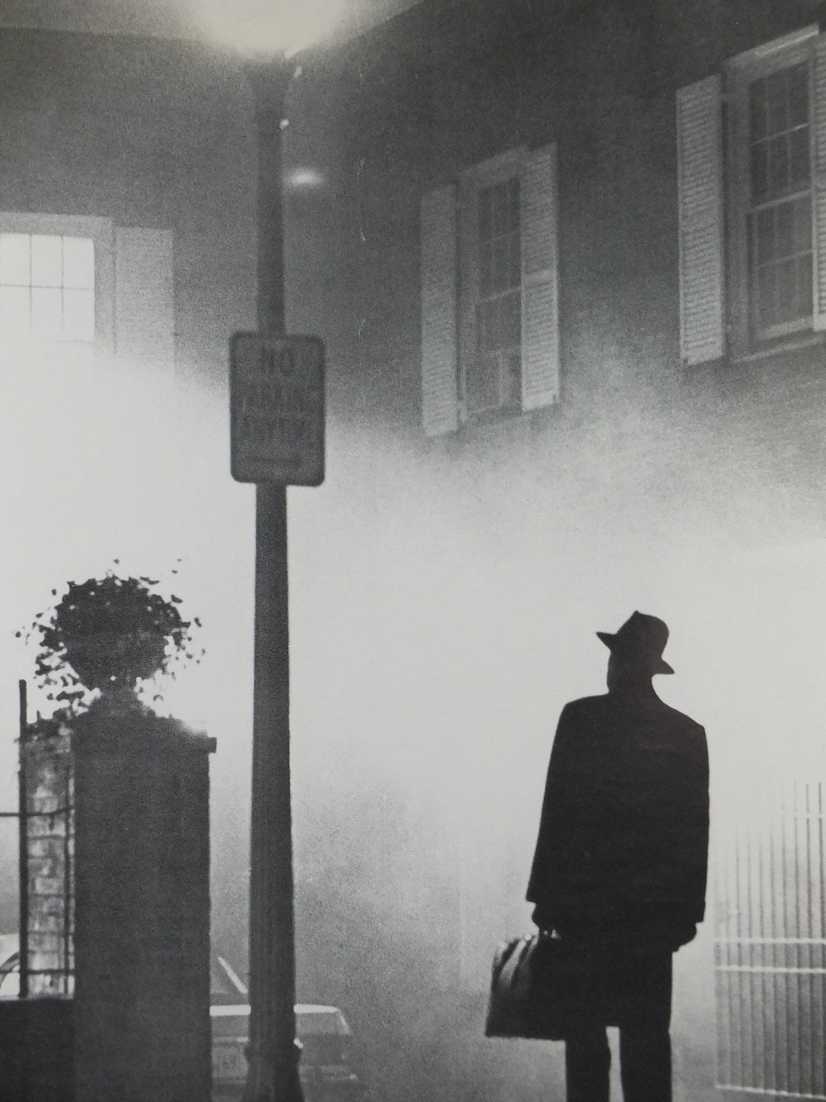 1973 The Exorcist Poster, The famous silhouette of Lankester Merrin the priest, movie cinema memorabilia, wall art decor