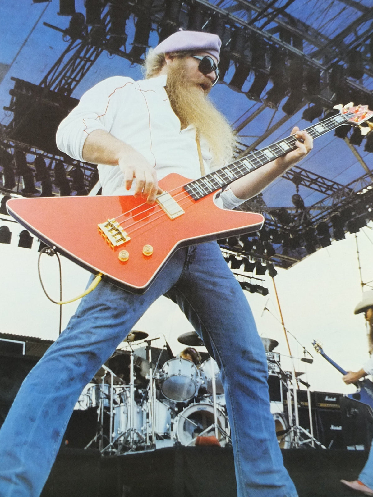 1984 ZZ Top Poster, licenced to Anabas AA136, blues hard rock, band music, wall art decor