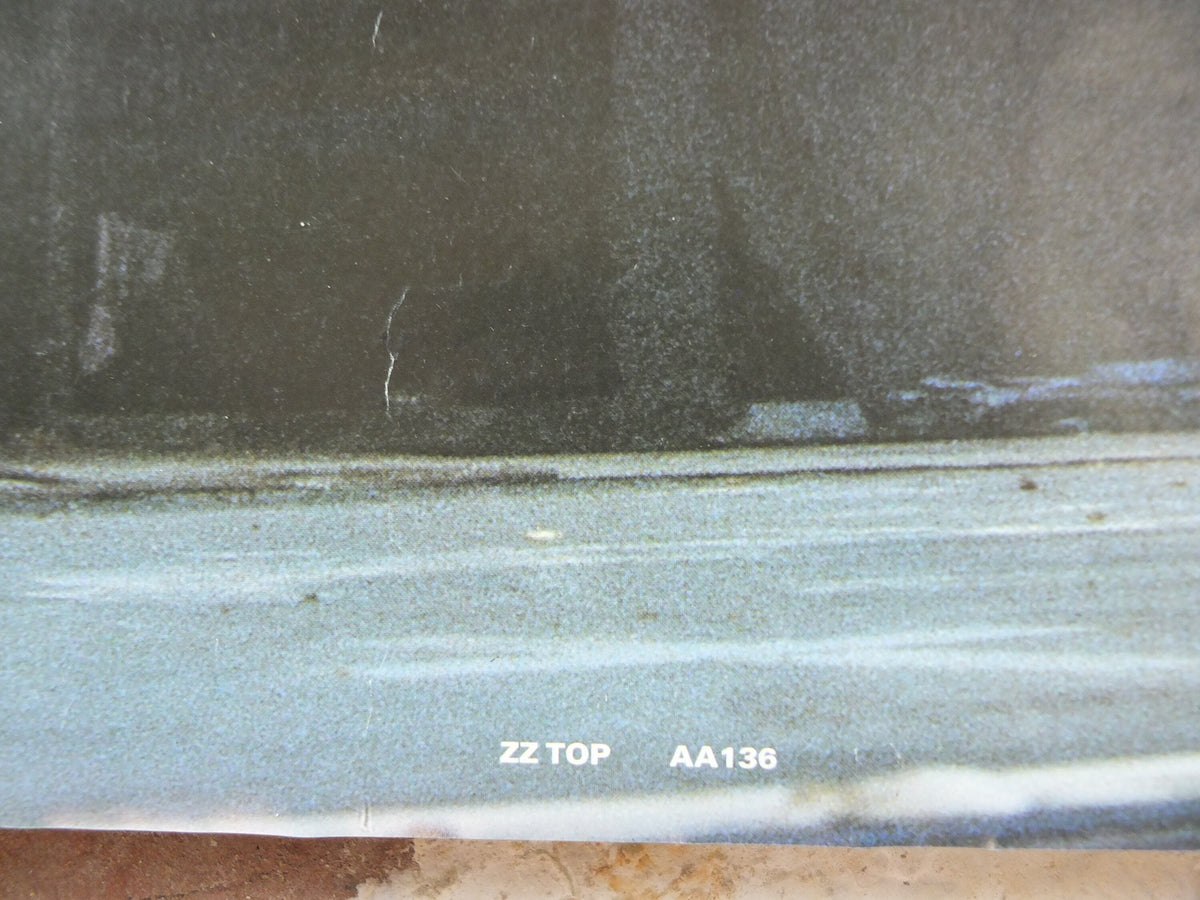 1984 ZZ Top Poster, licenced to Anabas AA136, blues hard rock, band music, wall art decor