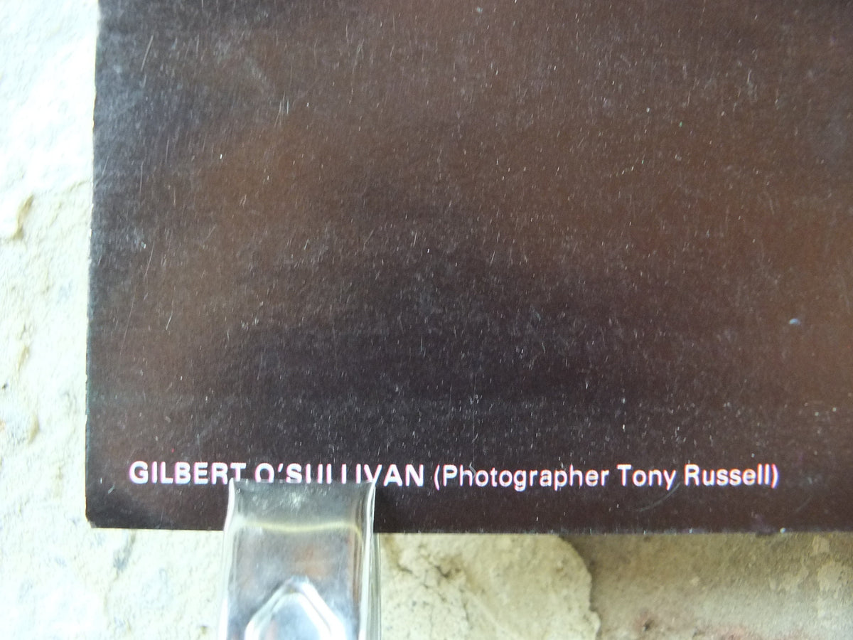 1972 Gilbert O'Sullivan Poster, piano in the lights, soft rock, pop, easy listening, band music, wall art decor