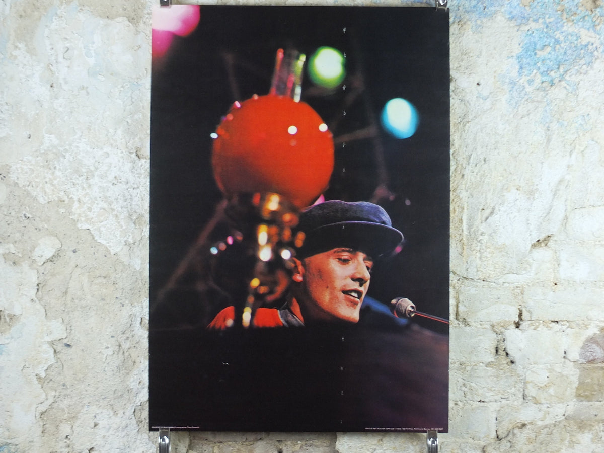 1972 Gilbert O'Sullivan Poster, piano in the lights, soft rock, pop, easy listening, band music, wall art decor