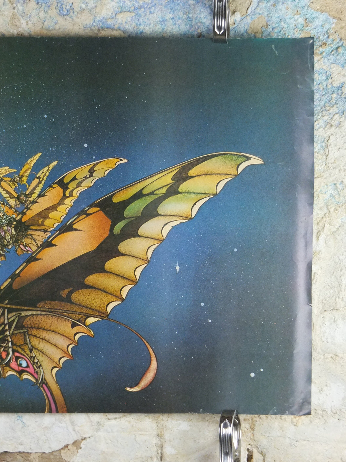 1981 The Last Armada Poster, epic adventure quest art by Rodney Matthews, Wizard and Genius Posters, fantasy wall art decor