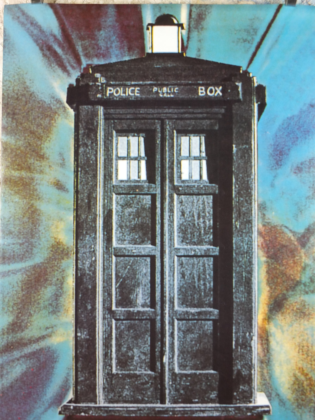 1996 Doctor Who Poster, The Tardis Police Box, BBC, vintage science fiction gifts for boys and girls and teenagers , fantasy wall art decor