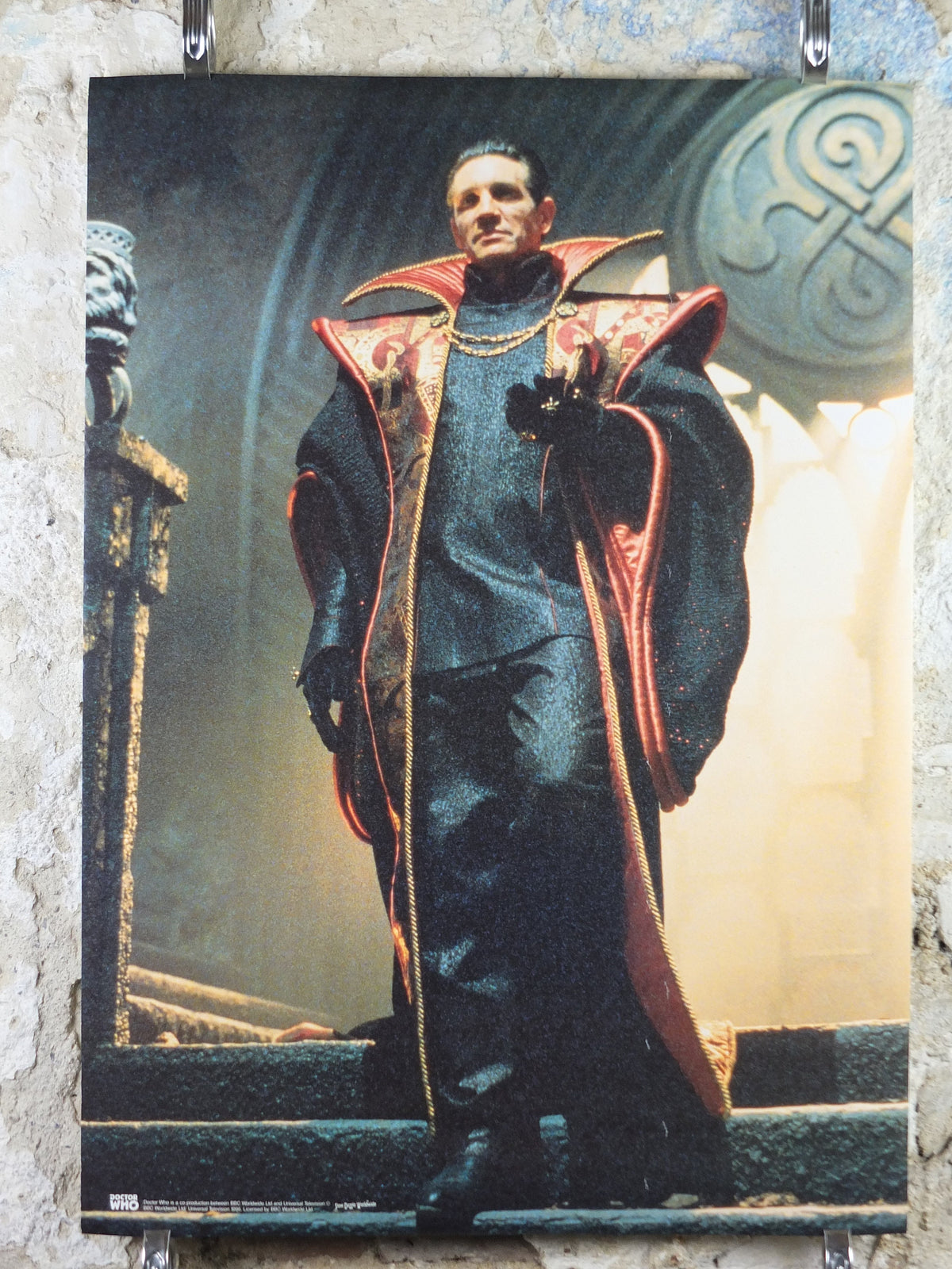 1996 Doctor Who Poster, Eric Roberts as the Master, BBC, vintage science fiction gifts for boys, girls and teenagers, fantasy wall art decor