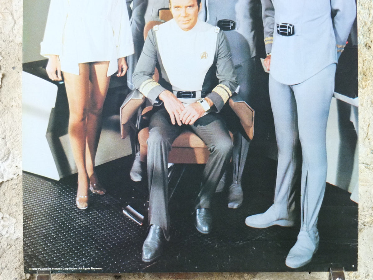 Original Vintage Star Trek the Movie Poster, Captain Kirk, Spock, McCoy, Nimoy, Ilia, Decker wall art cinema film memorabilia 1980