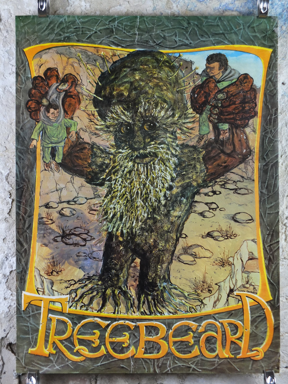 1970 Treebeard Poster, Ent by Simon Garbutt, Lord of the Rings, J.R.R. Tolkien, Middle Earth, Third Age, fantasy fiction wall art decor