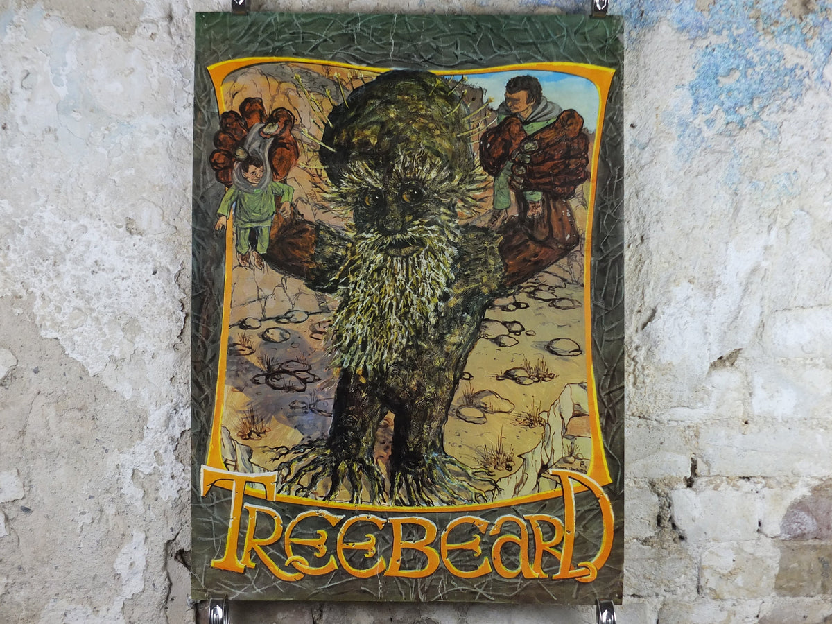 1970 Treebeard Poster, Ent by Simon Garbutt, Lord of the Rings, J.R.R. Tolkien, Middle Earth, Third Age, fantasy fiction wall art decor