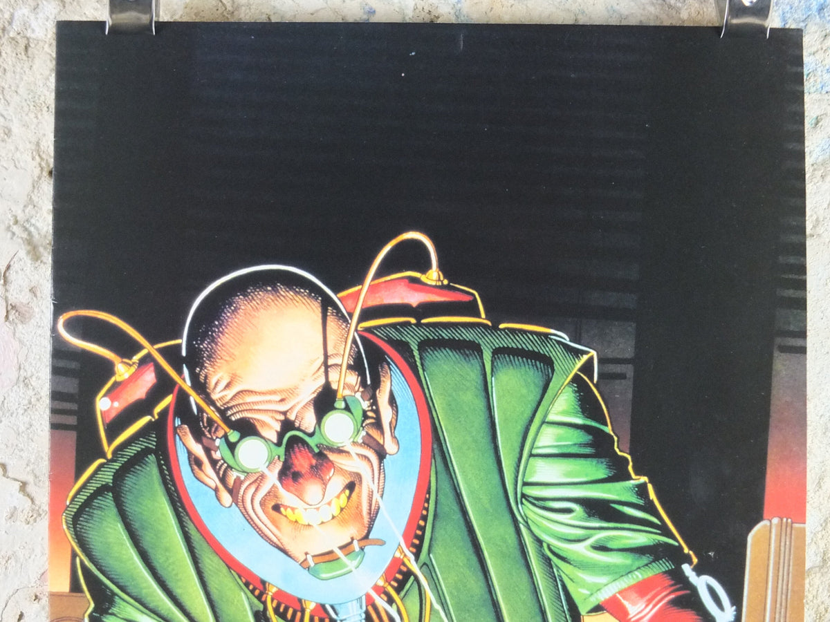 1990 Fighting Fantasy Poster, Appointment with F.E.A.R. by Brian Bolland, Steve Jackson, Ian Livingstone, Games Workshop, wall art decor