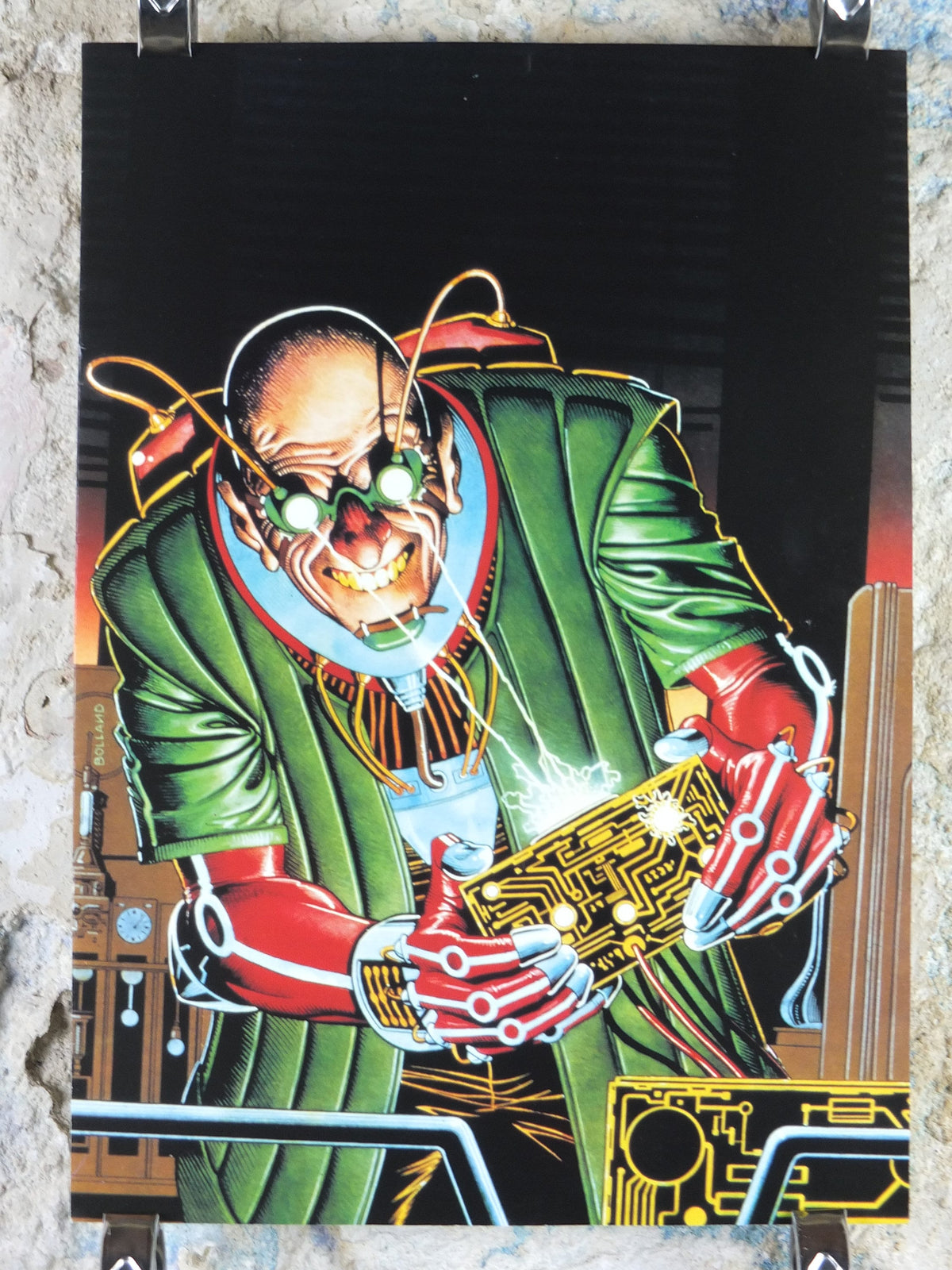 1990 Fighting Fantasy Poster, Appointment with F.E.A.R. by Brian Bolland, Steve Jackson, Ian Livingstone, Games Workshop, wall art decor