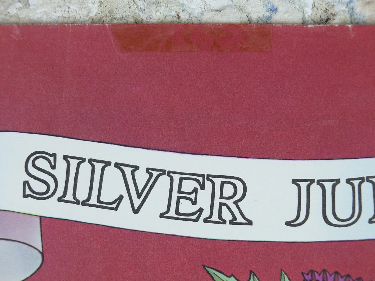 1978 Vintage Queen Elizabeth Silver Jubilee Poster, 1952-1978, Royal QE2, Advertising print wall art 1970s