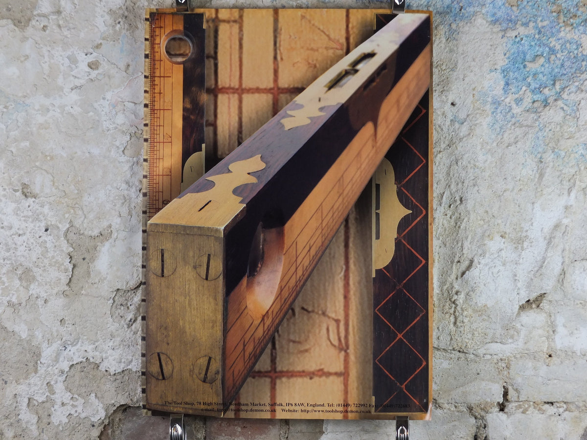 Industrial Antique Tools Poster, The Tool Shop, Needham Market, Suffolk, carpentry square, industrial wall art retro decor
