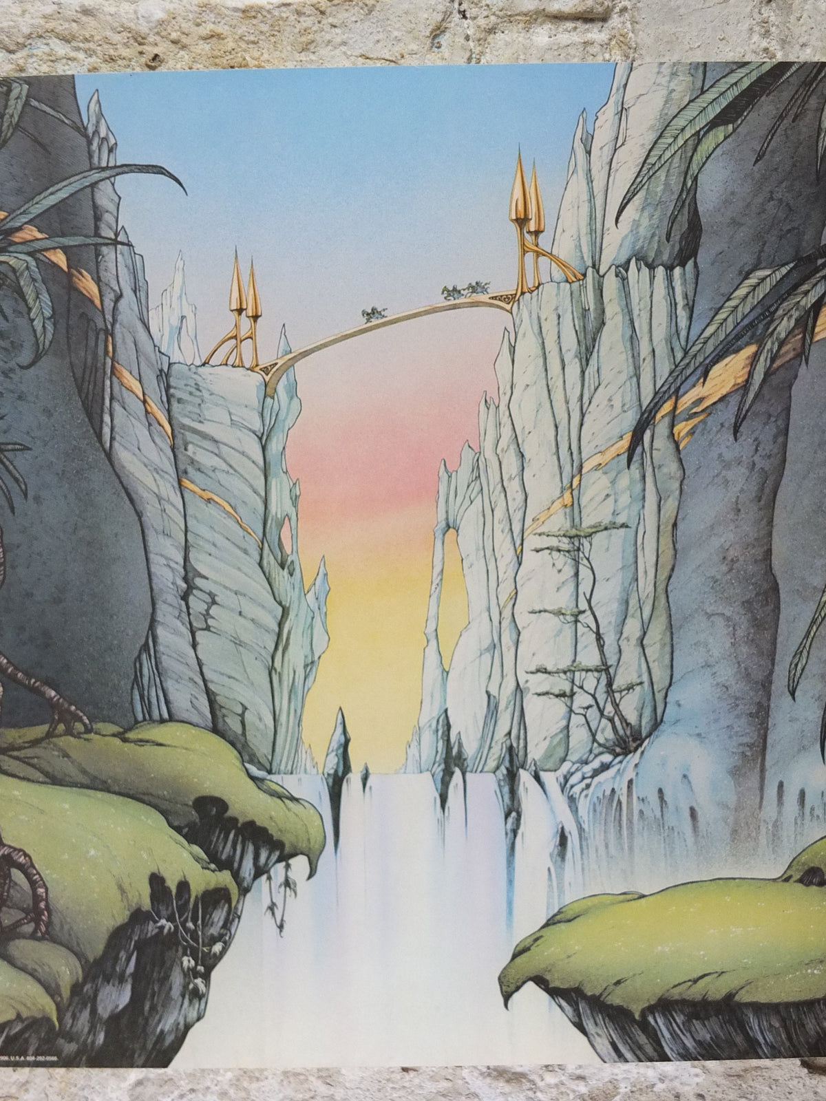 1976 In Search of Forever Poster, GA31 epic adventure quest art by Rodney Matthews, Big O Posters, fantasy wall art decor