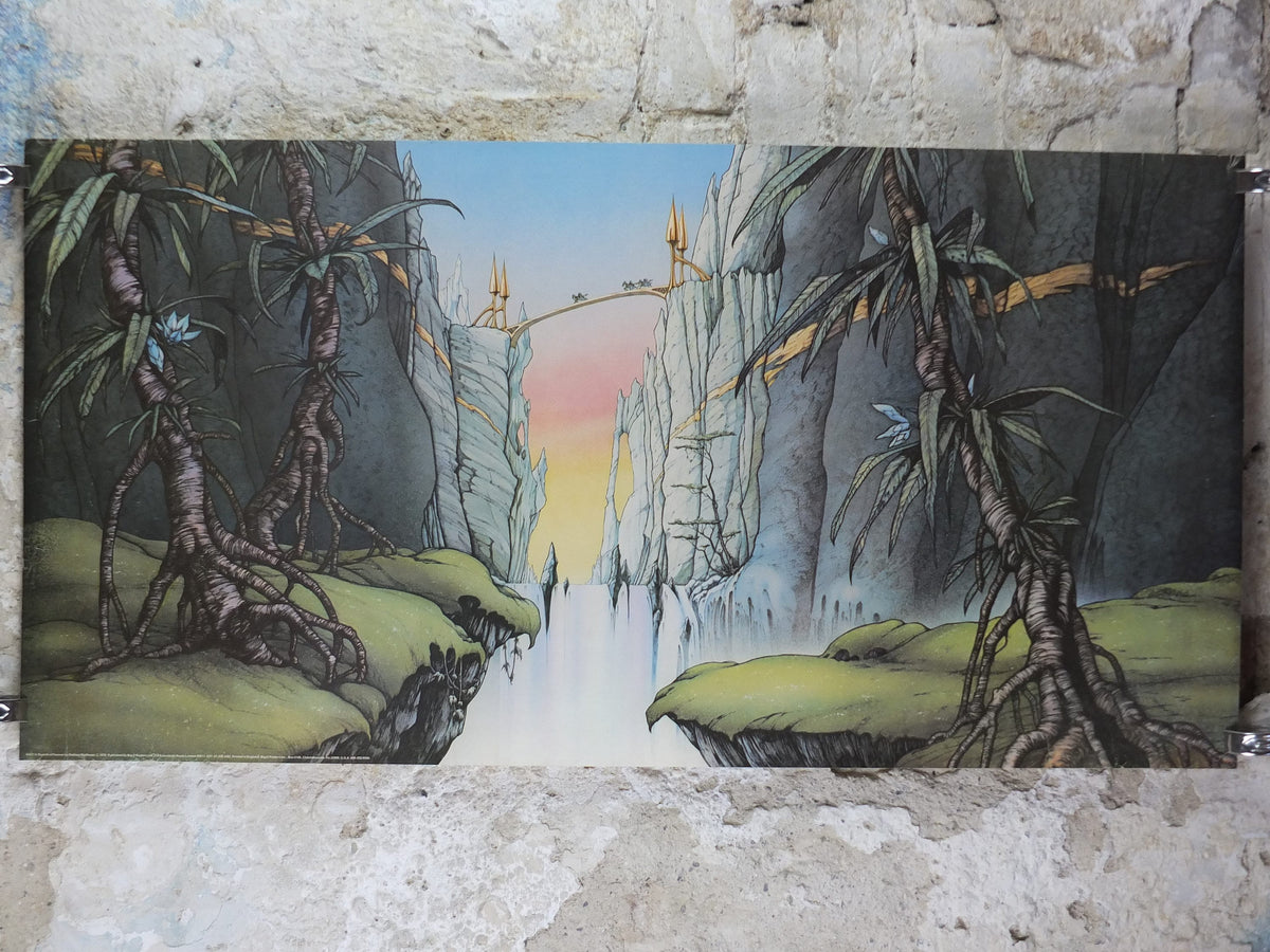 1976 In Search of Forever Poster, GA31 epic adventure quest art by Rodney Matthews, Big O Posters, fantasy wall art decor