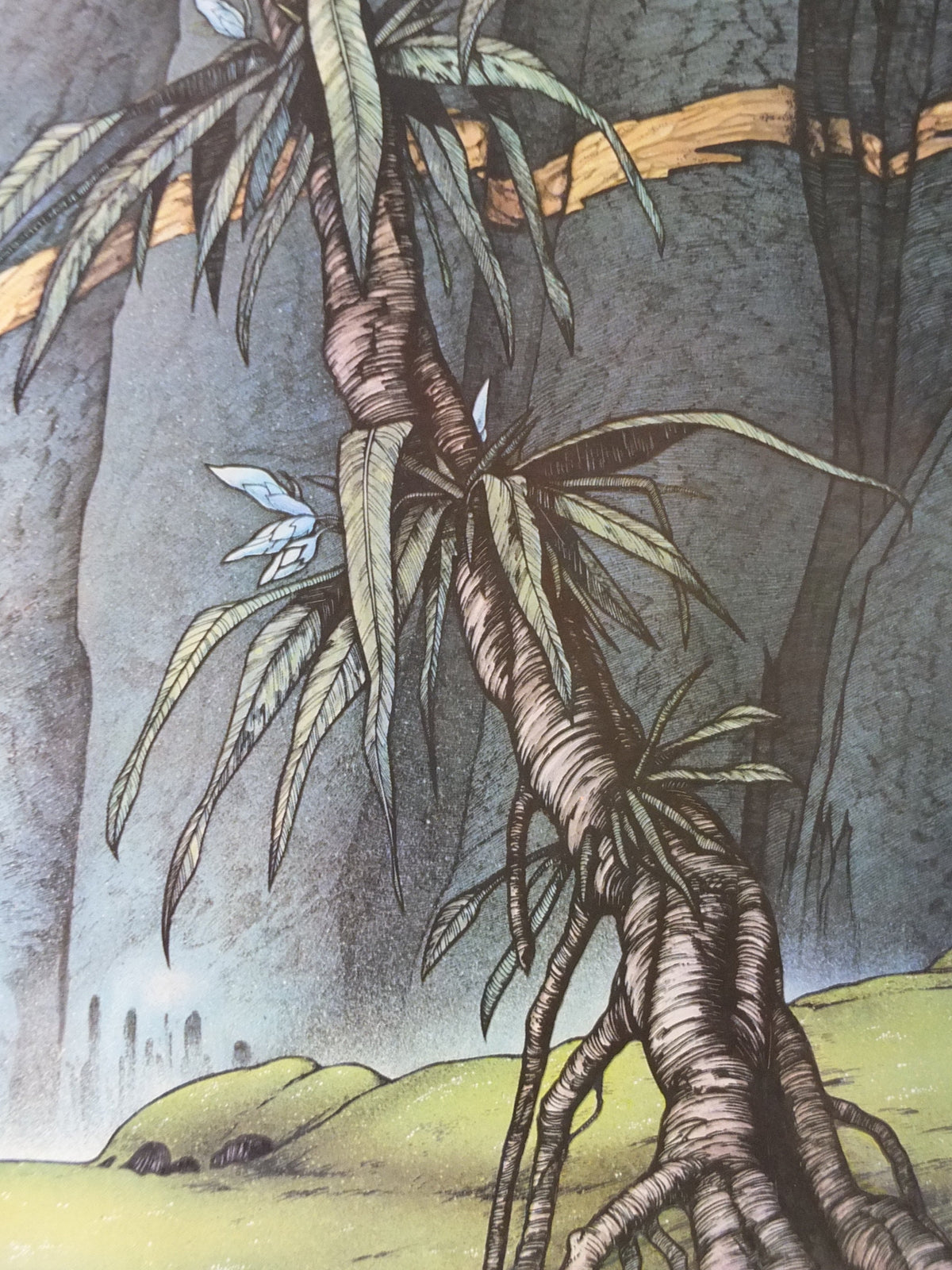 1976 In Search of Forever Poster, GA31 epic adventure quest art by Rodney Matthews, Big O Posters, fantasy wall art decor