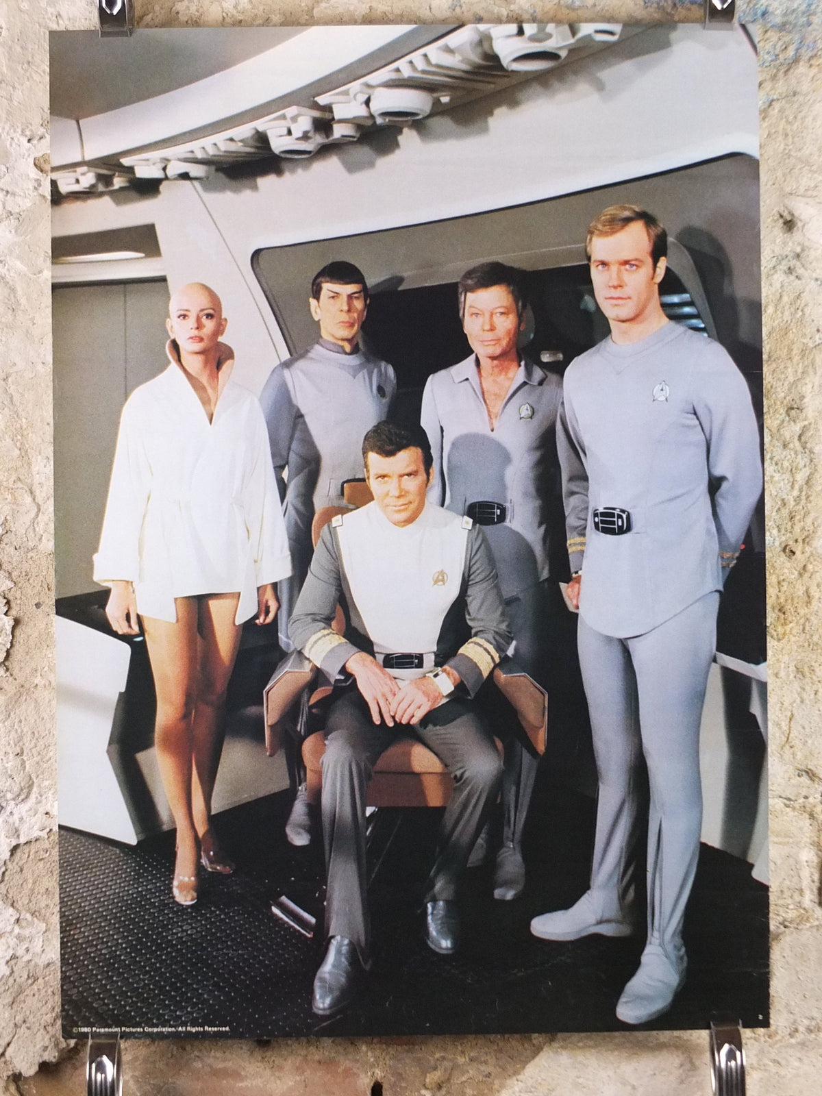 Original Vintage Star Trek the Movie Poster, Captain Kirk, Spock, McCoy, Nimoy, Ilia, Decker wall art cinema film memorabilia 1980