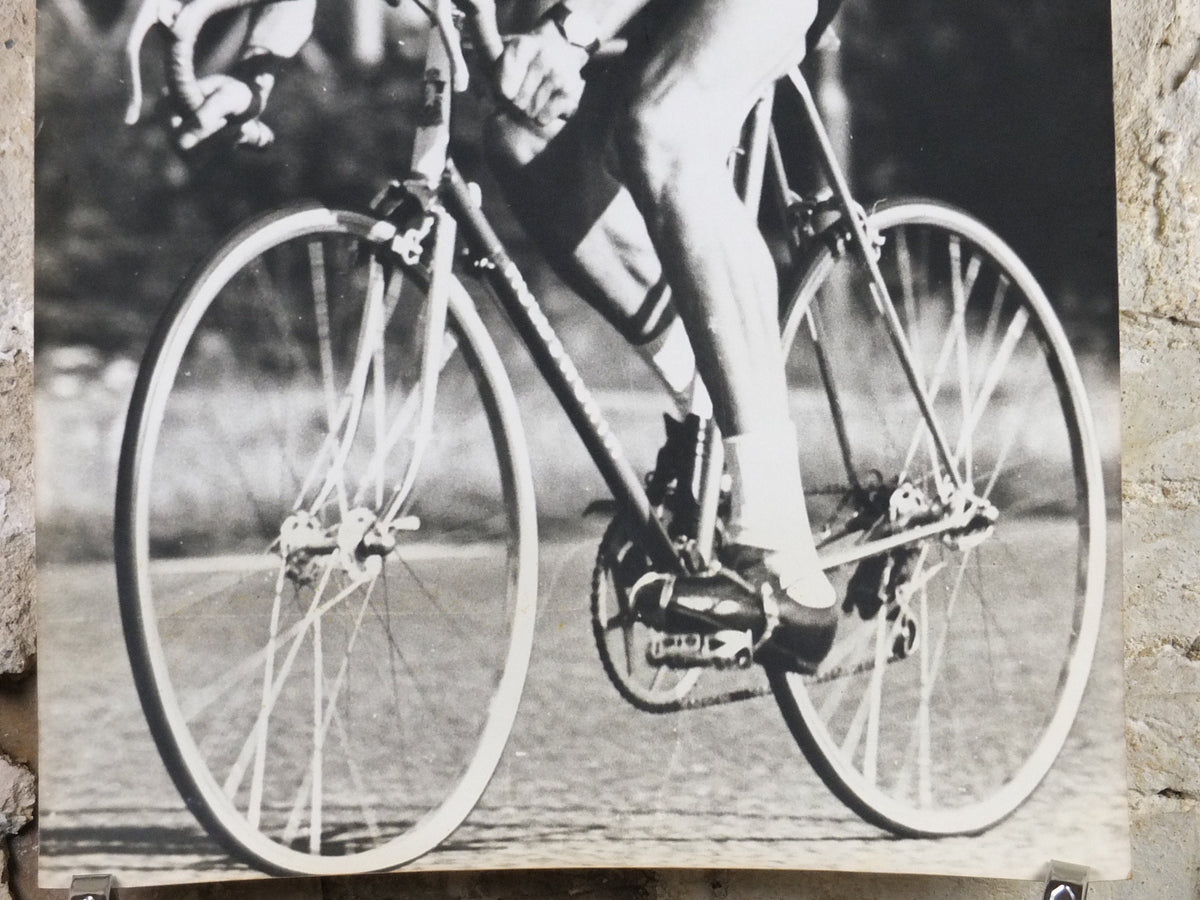 Vintage Cycling Poster, monochrome racing bike, road racing, Mamil, middle aged man in lycra, wall art retro decor