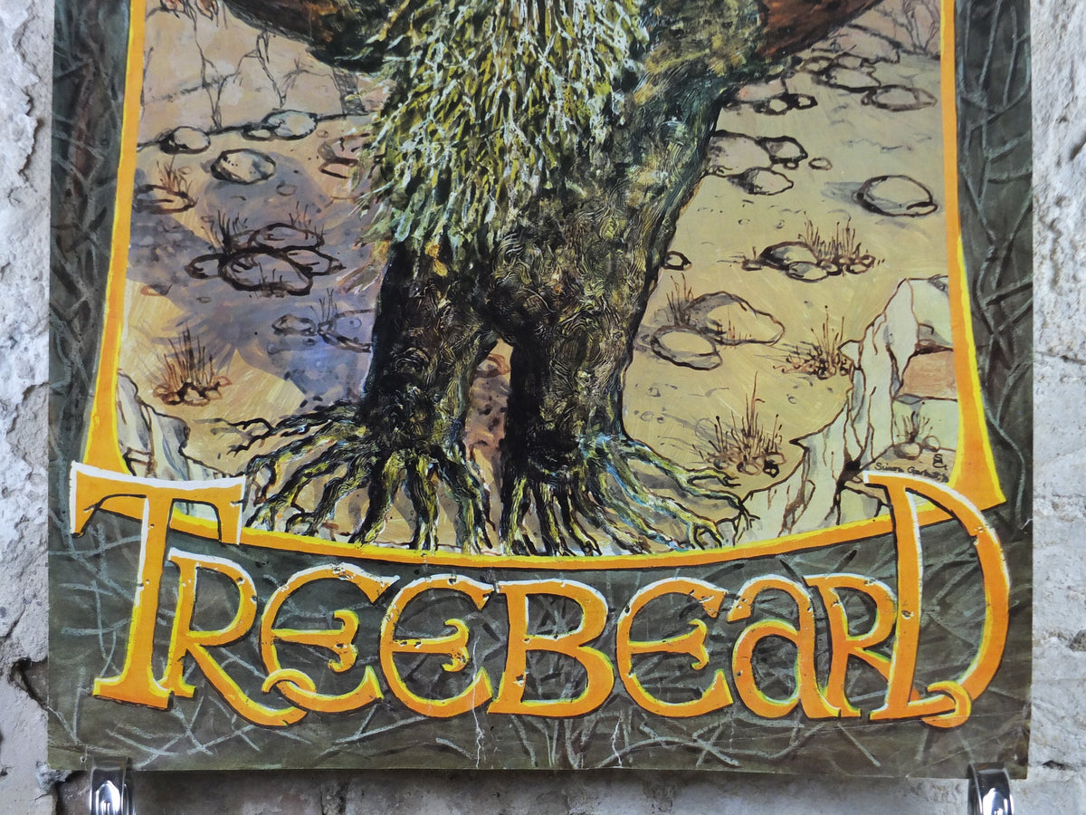 1970 Treebeard Poster, Ent by Simon Garbutt, Lord of the Rings, J.R.R. Tolkien, Middle Earth, Third Age, fantasy fiction wall art decor