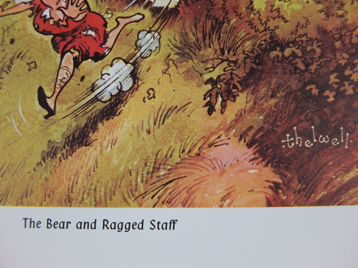1974 Original Vintage Guinness Poster, The Bird Bear and Ragged Staff, by Norman Thewell, pub lovers, ale Irish stout print, wall art retro