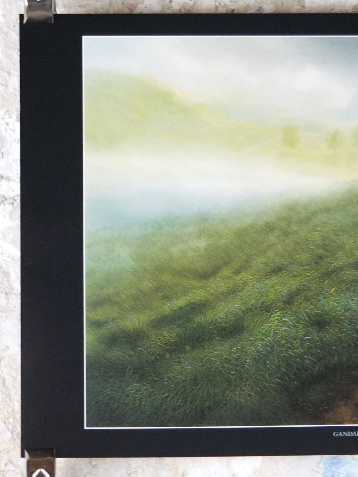 1999 Tolkien Gandalf Poster, The Fellowship of the Ring, by John Howe, Middle Earth, Lord of the Rings, print wall art decor