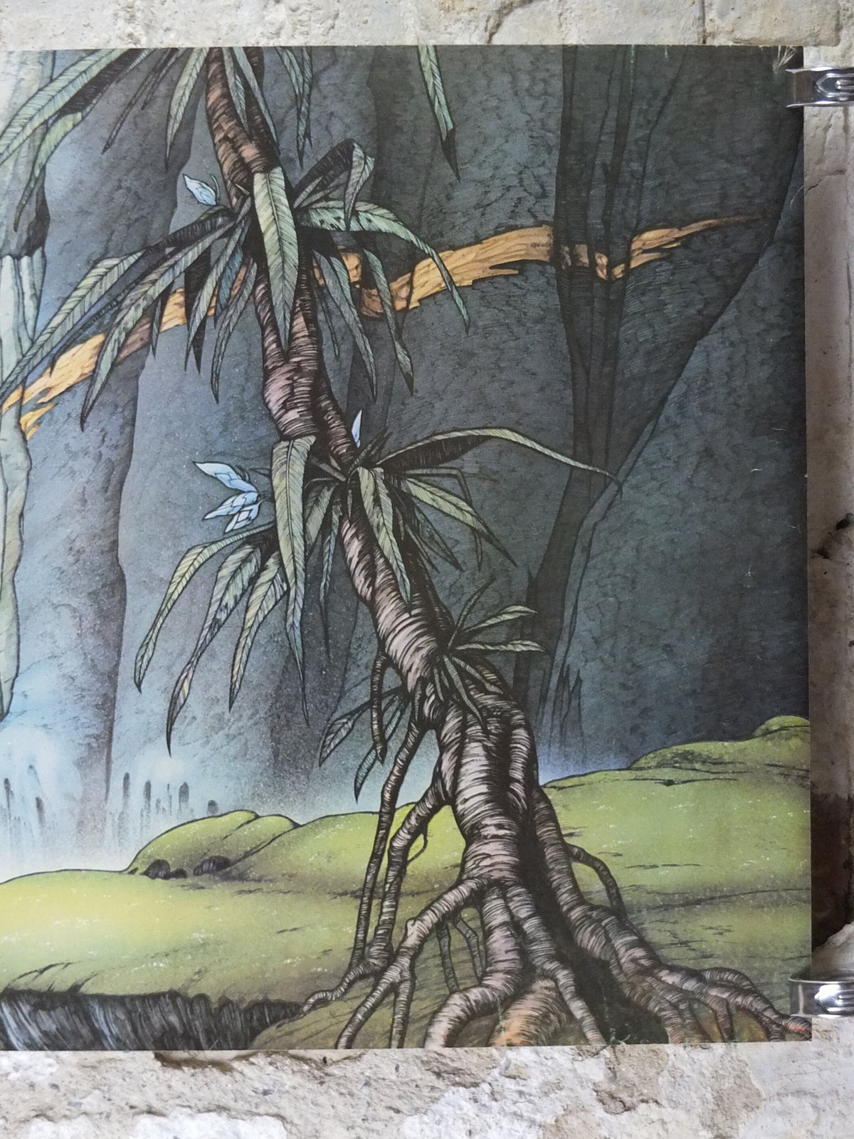 1976 In Search of Forever Poster, GA31 epic adventure quest art by Rodney Matthews, Big O Posters, fantasy wall art decor