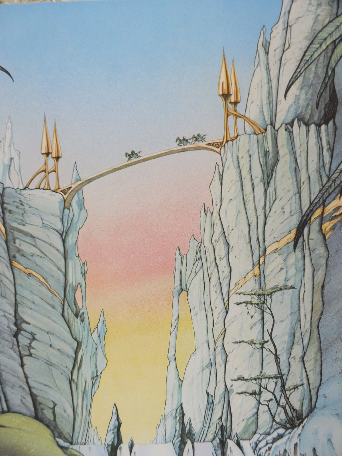 1976 In Search of Forever Poster, GA31 epic adventure quest art by Rodney Matthews, Big O Posters, fantasy wall art decor