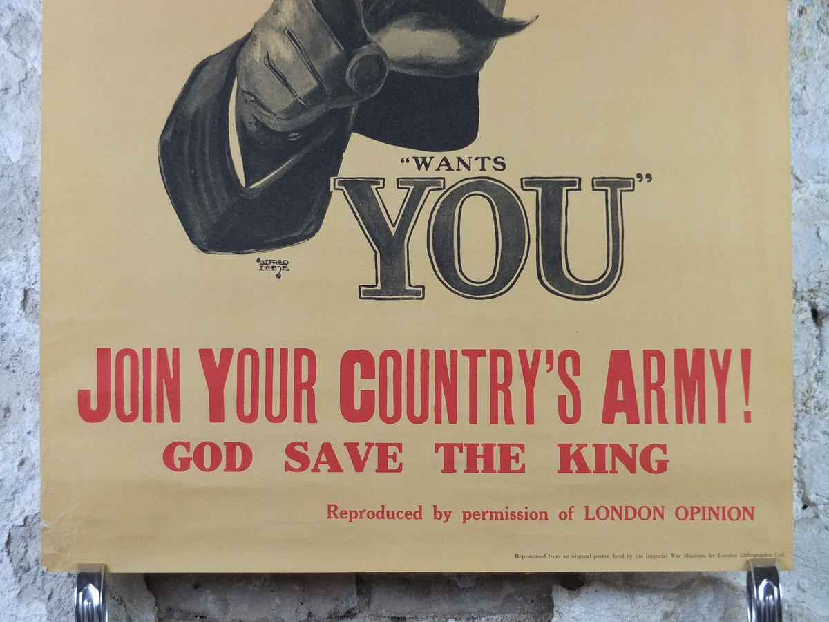 1970s Vintage Lord Kitchener Wants You Poster, World War 1 WW1 1914, propaganda print wall art decor