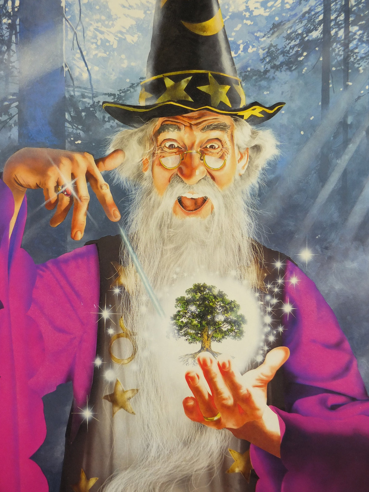 1989 Tree Wizard Poster, by Irvine Peacock, From Athena International, 0308603, fantasy wall art decor