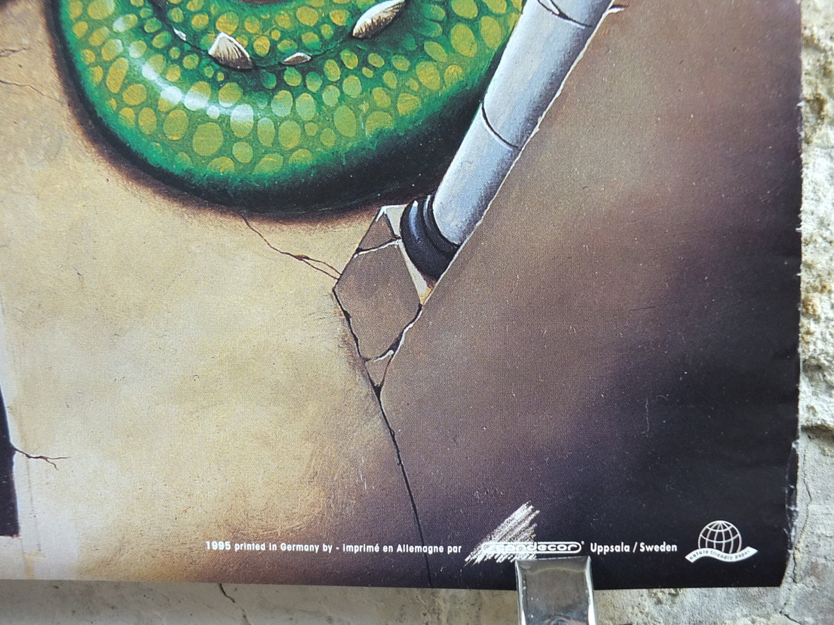 1995 Lord of the Dragon Poster, by Max Henkle, From Scandecor, 1260, fantasy wall art decor