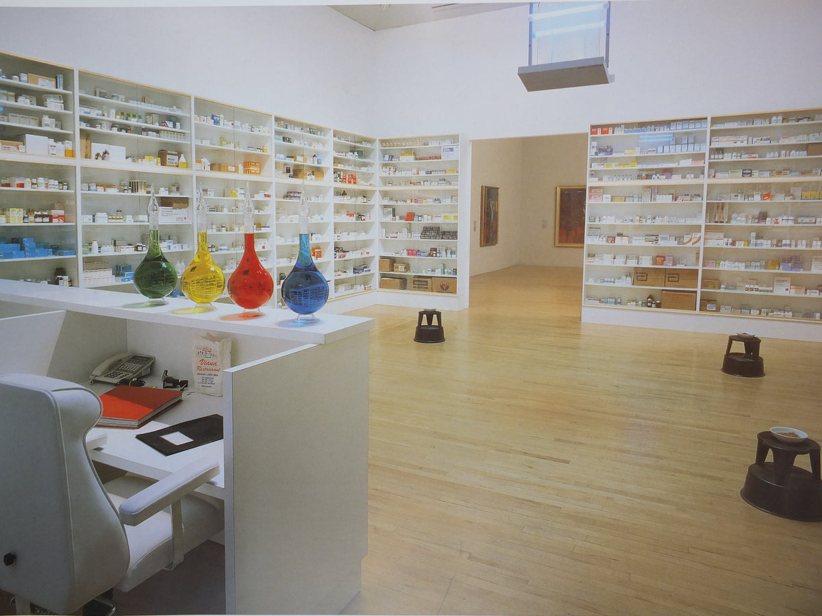 2002 Damien Hirst Pharmacy Poster, Modern Art from the Tate Gallery, Notting Hill restaurant, gallery exhibition wall art decor