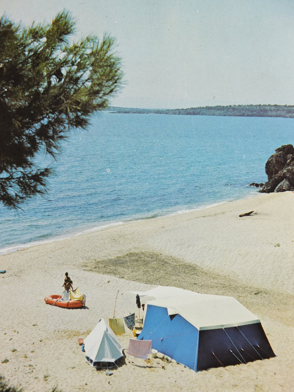 1971 Greece Halkidiki Travel Poster, sun and sunsets, beaches and summer fun, travel tourism, holiday vacation, wall art decor