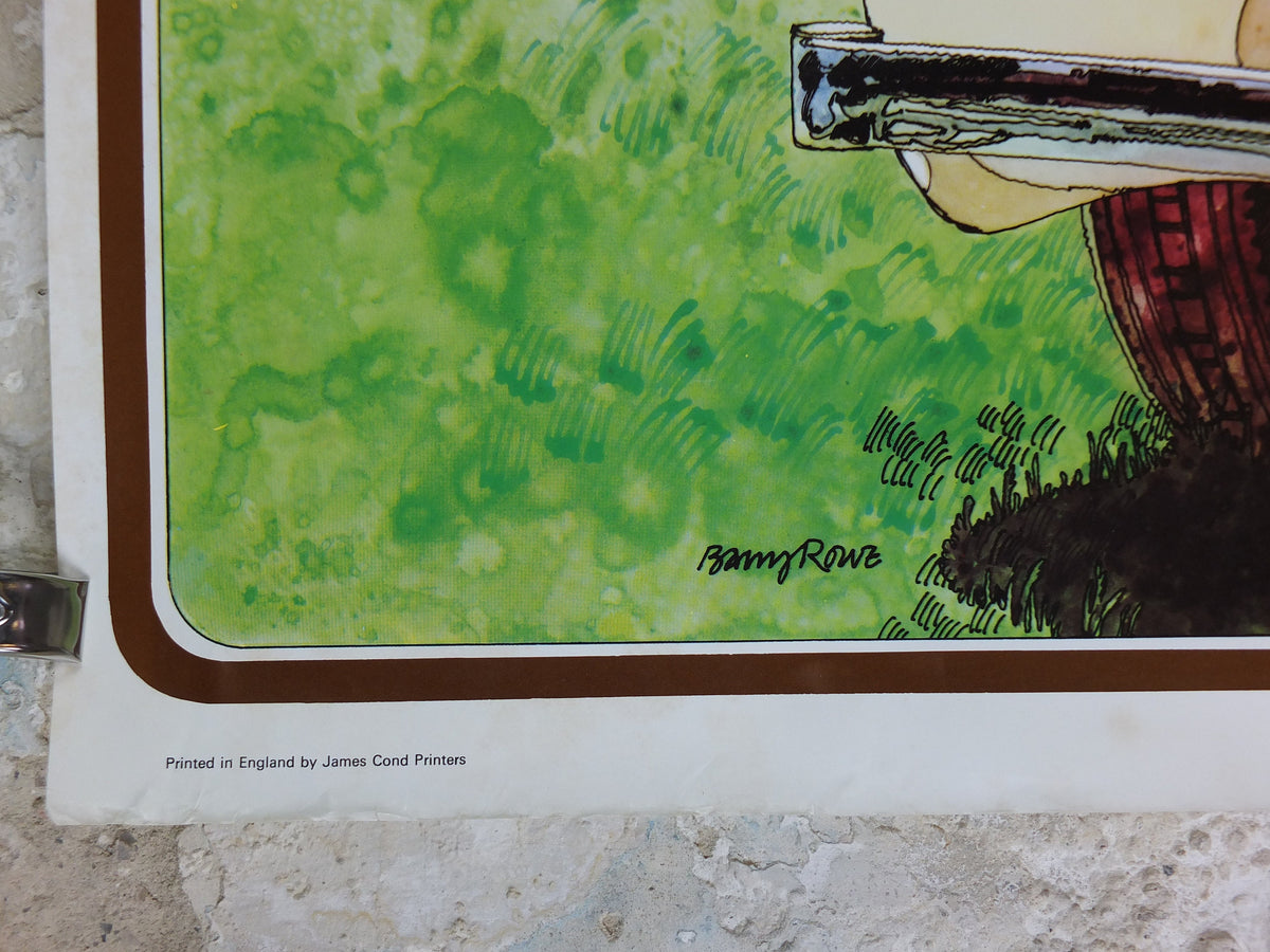 1973 Triumph 1938 Dolomite Poster, from dealer showroom 50 years golden anniversary by Barry Lowe, art deco, sports car, wall art decor