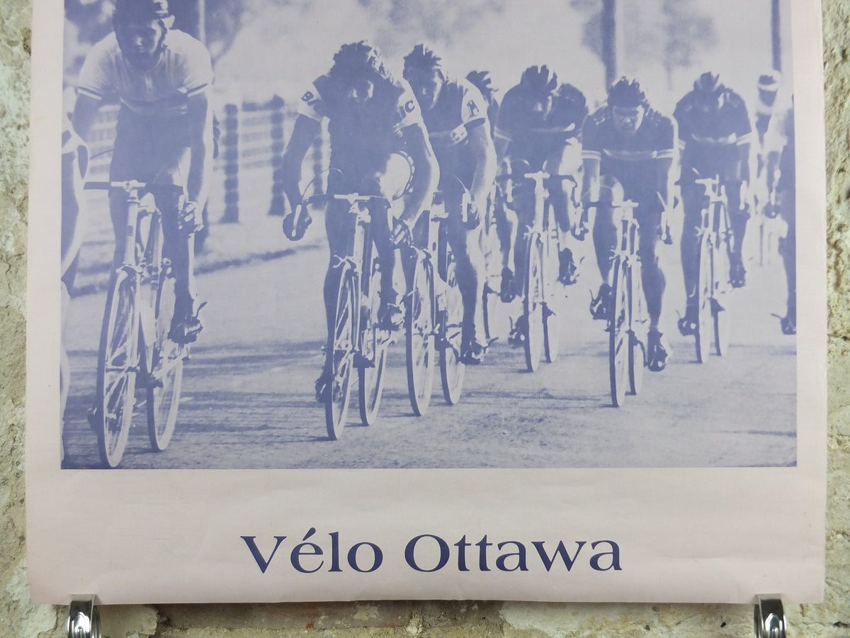 1978 Ottawa Cycling Poster, Ottawa Spring Classic, Quebec, Canada, vélo, racing bike, road racing, Mamil, wall art retro decor