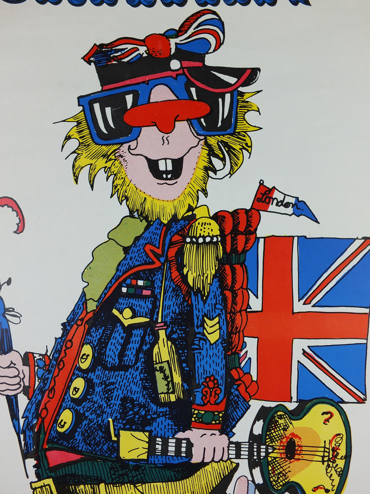 1967 Carnaby Street Poster, Britain is Great, I was Lord Kitchener's Valet, by Hans, psychedelic swinging sixties, fashion, wall art decor