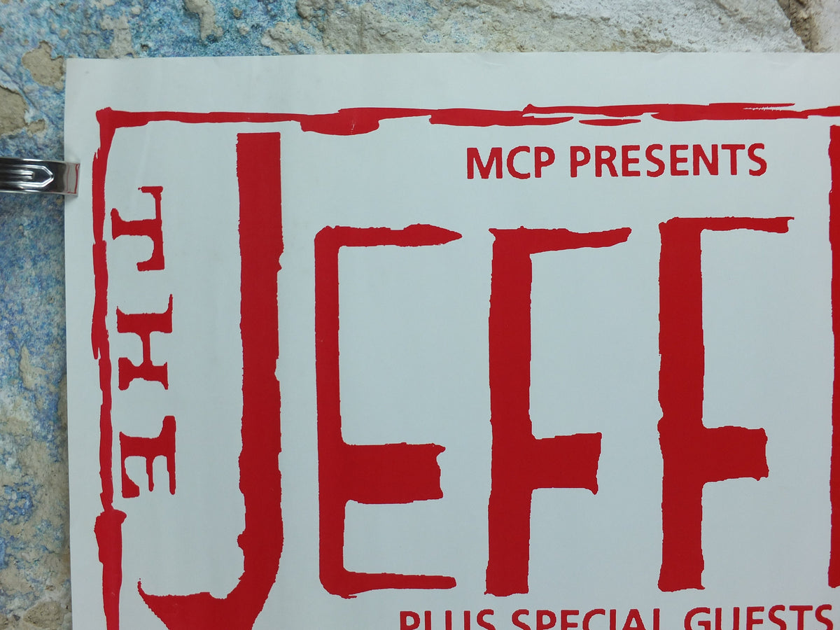 1995 The Jeff Healey Band Concert Poster, Bristol Colston Hall, musical wall art decor
