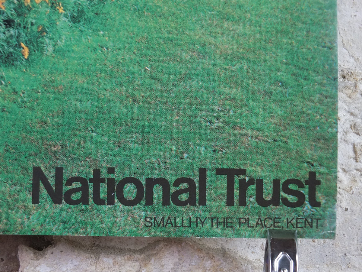 1970s Original National Trust Poster, Smallhythe Place, Tenterden, Kent, England, heritage conservation, wall art retro decor
