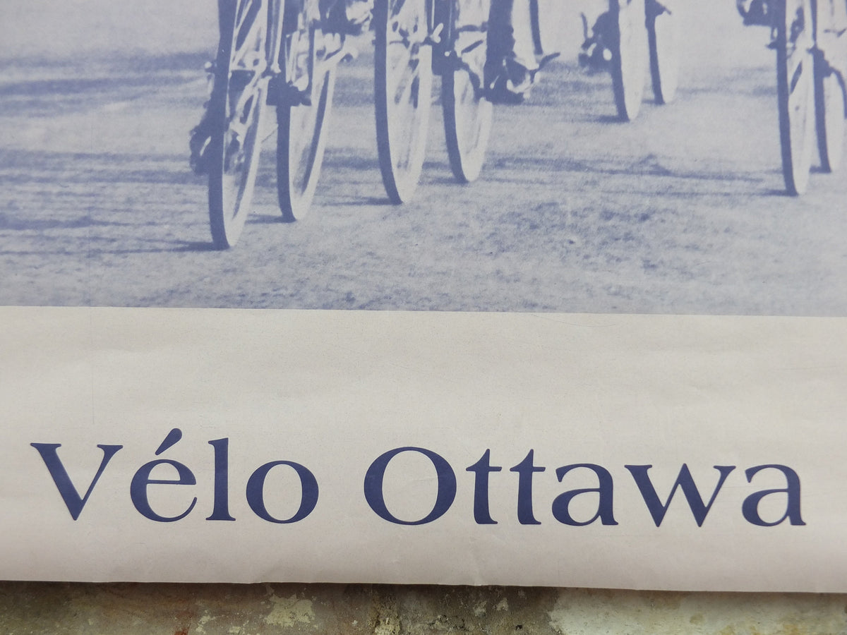 1978 Ottawa Cycling Poster, Ottawa Spring Classic, Quebec, Canada, vélo, racing bike, road racing, Mamil, wall art retro decor