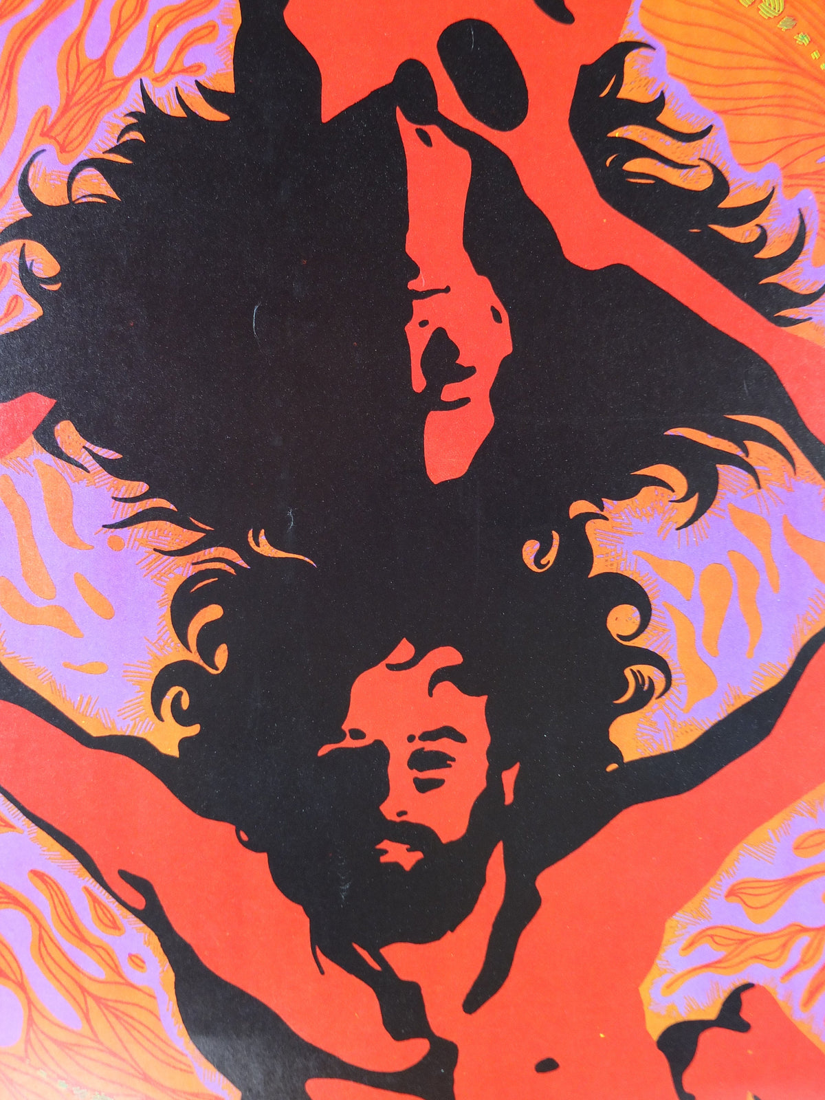 1967 Gemini Poster, Zodiac Astrology Star Sign, by Dick Moore, Funky Features, San Francisco, Psychedelic, Hippy New Age, wall art decor