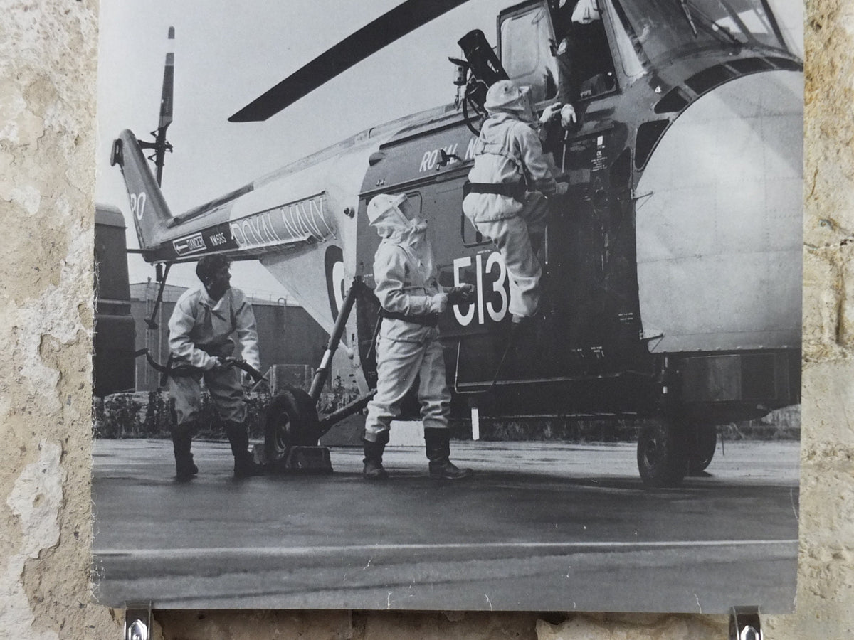 1960s Royal Navy Helicopter Poster, Westland Whirlwind, U.S. Sikorsky S-55 H-19 Chickasaw, print wall art decor