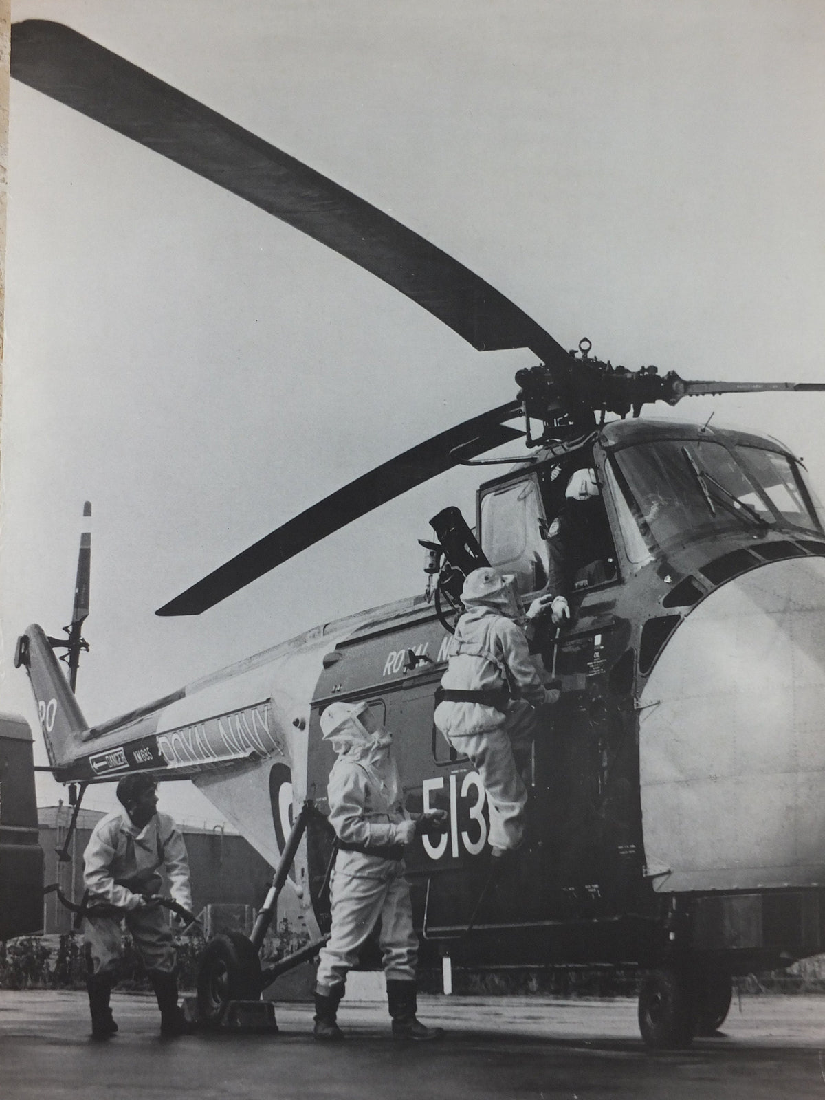 1960s Royal Navy Helicopter Poster, Westland Whirlwind, U.S. Sikorsky S-55 H-19 Chickasaw, print wall art decor