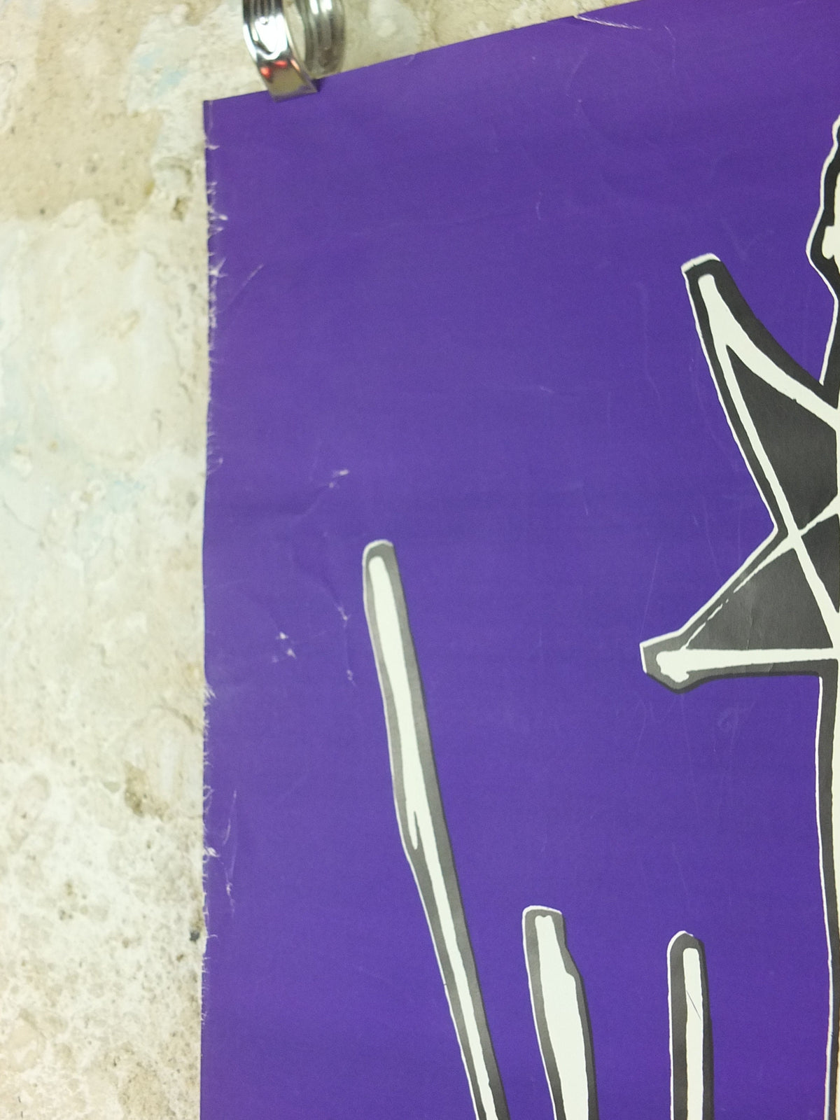 1967 Original Air France Poster, Israel by Georges Mathieu, lyrical abstraction, Abstract Art, Aviation, travel wall art decor