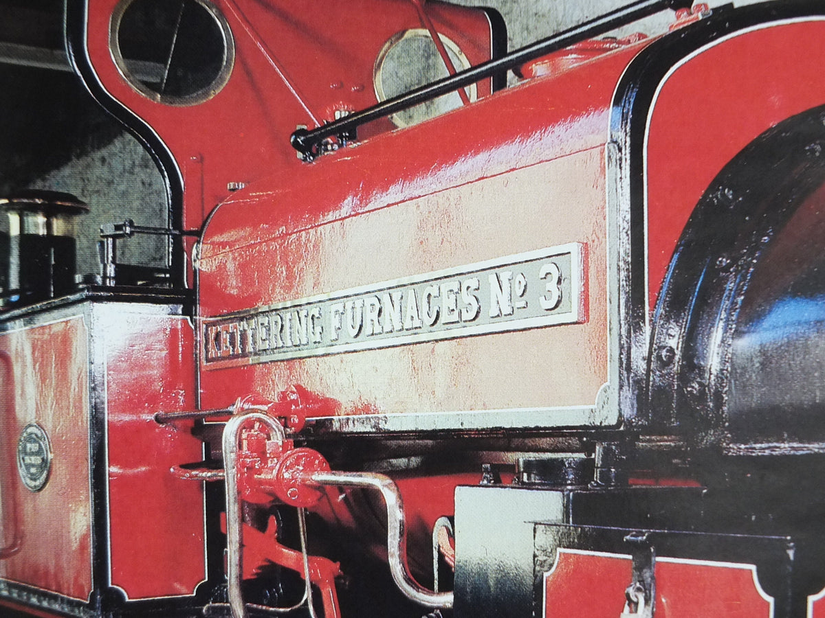 1970s Original National Trust Poster, Red Steam Train, Penrhyn Castle, Bangor, Gwynedd, Wales, heritage conservation, wall art retro decor