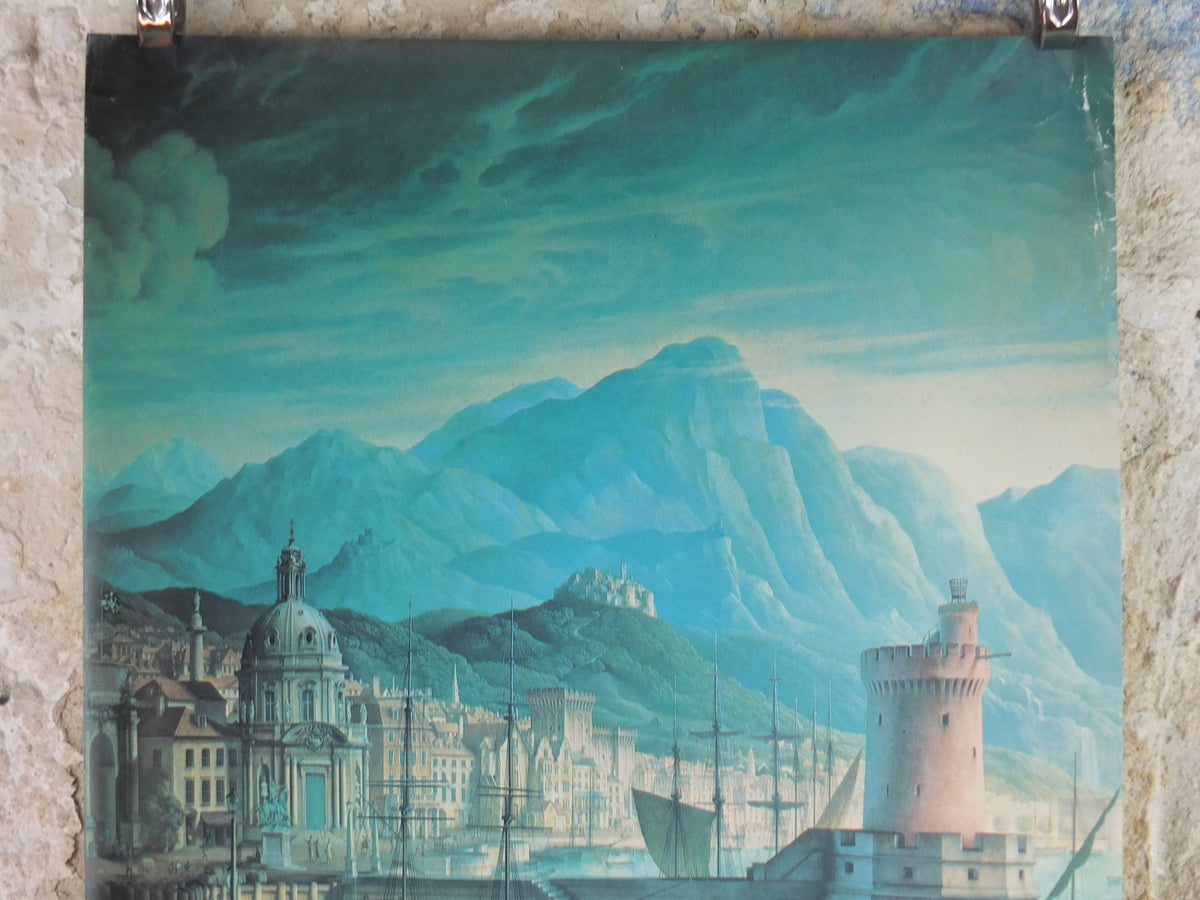 1970s Original National Trust Poster, Plas Newydd, Llanfairpwllgwyngyll, Anglesey, Wales, heritage conservation, wall art retro decor