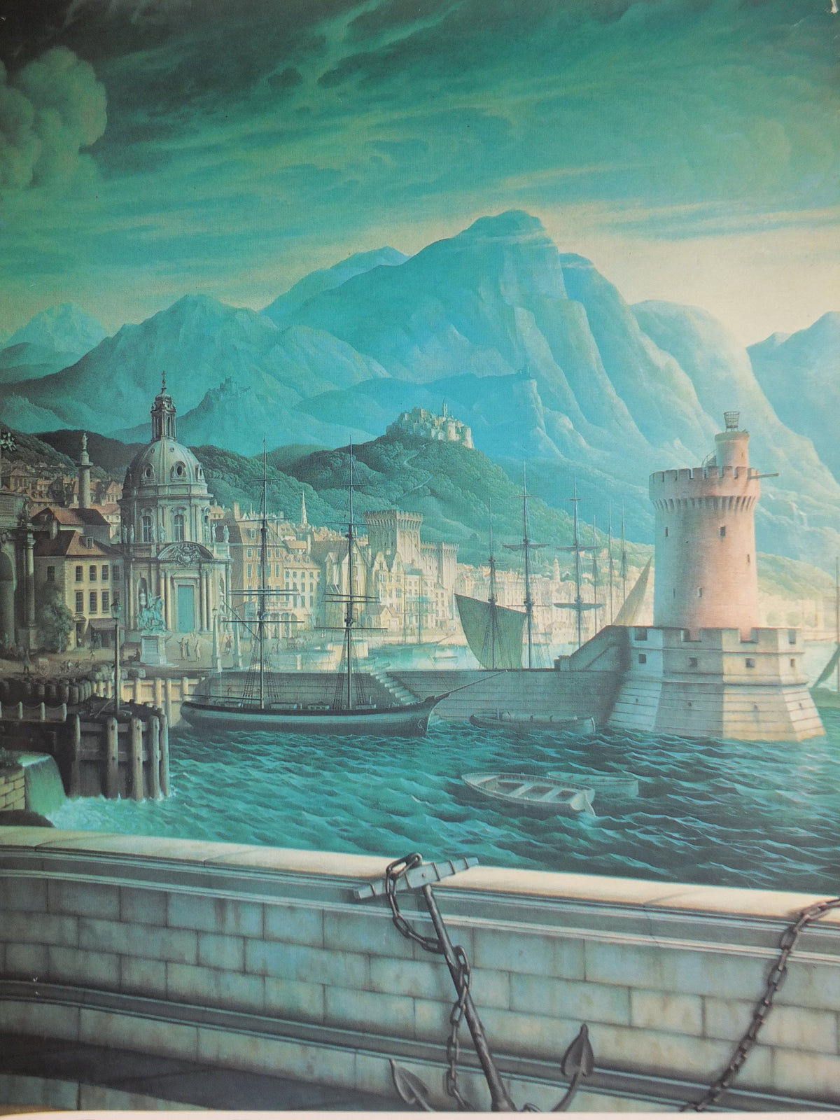 1970s Original National Trust Poster, Plas Newydd, Llanfairpwllgwyngyll, Anglesey, Wales, heritage conservation, wall art retro decor