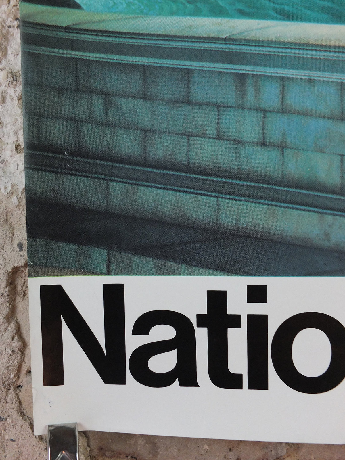 1970s Original National Trust Poster, Plas Newydd, Llanfairpwllgwyngyll, Anglesey, Wales, heritage conservation, wall art retro decor