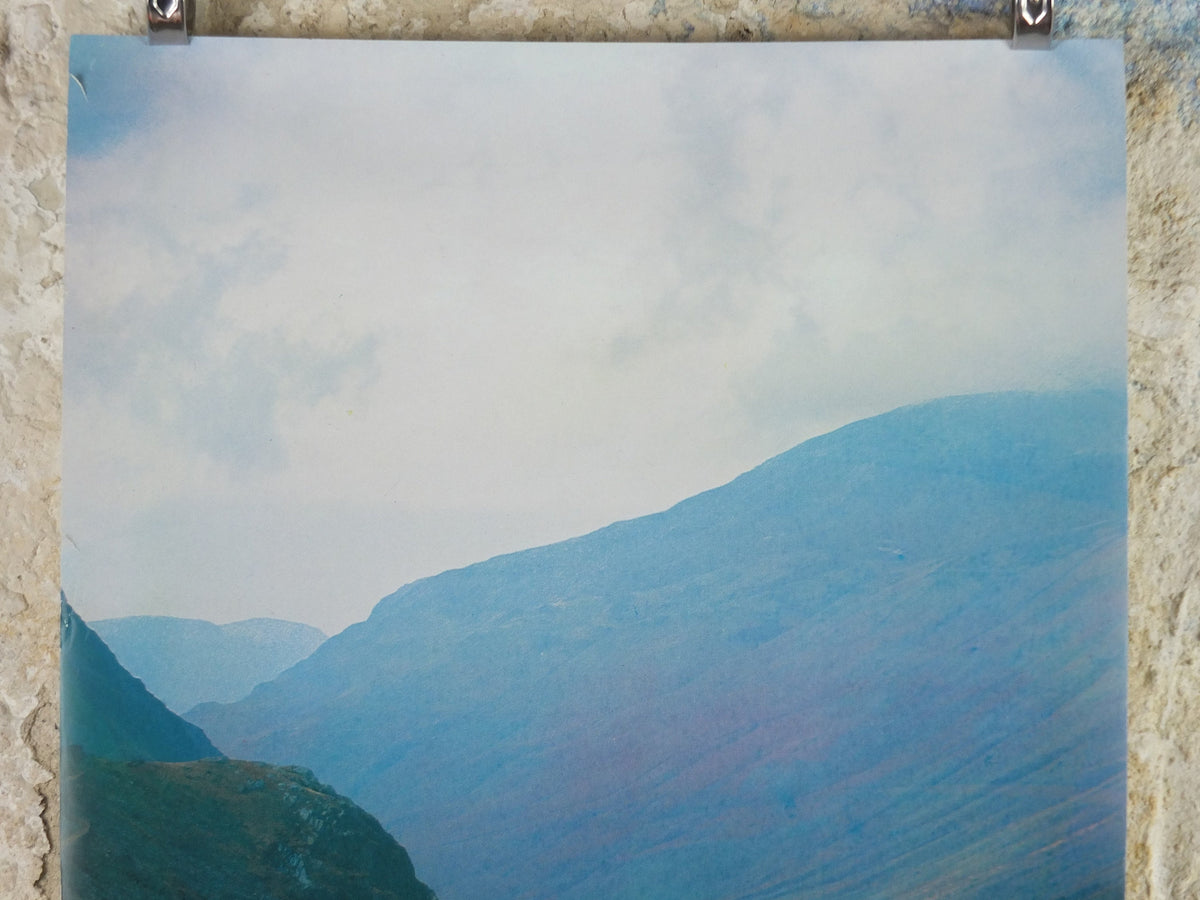 1970s Original National Trust Poster, Lake District, Honister Pass, Cumbria, England, heritage conservation, wall art retro decor