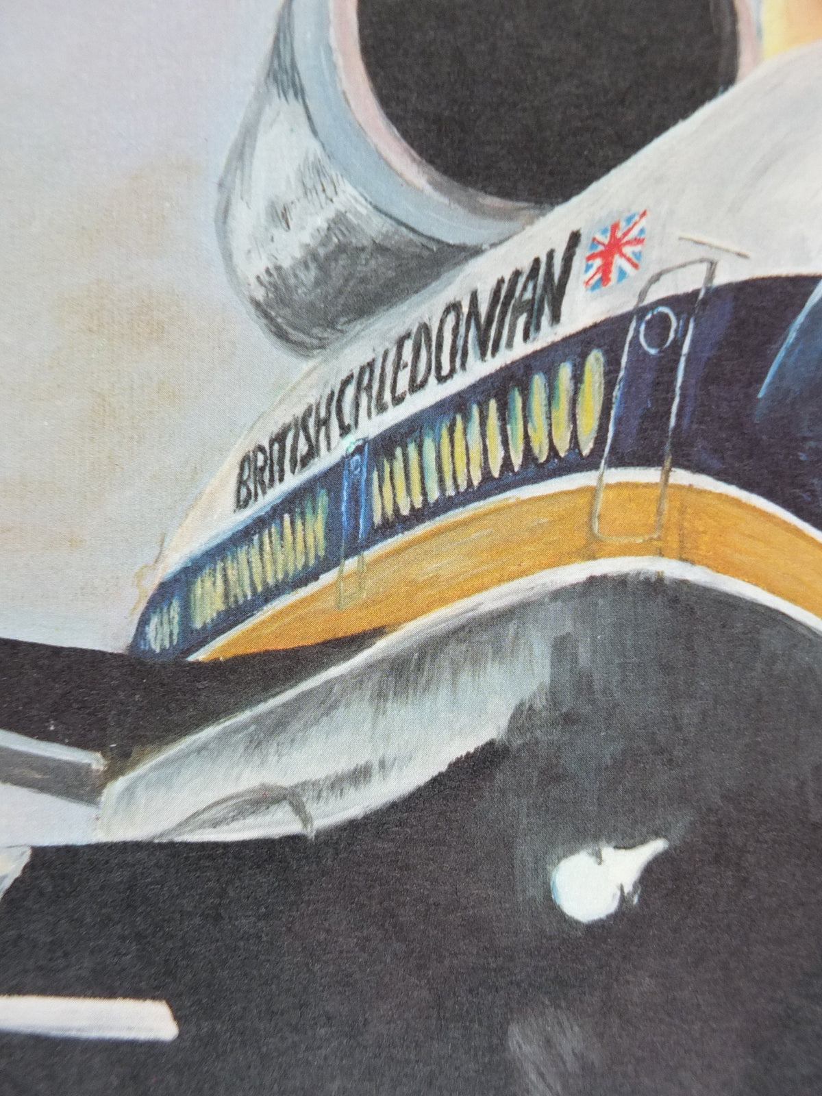 1980 DC10 McDonnell Douglas Poster, British Caledonian "Where Next?" by F Vernon, DC-10-30, Aviation, travel wall art decor