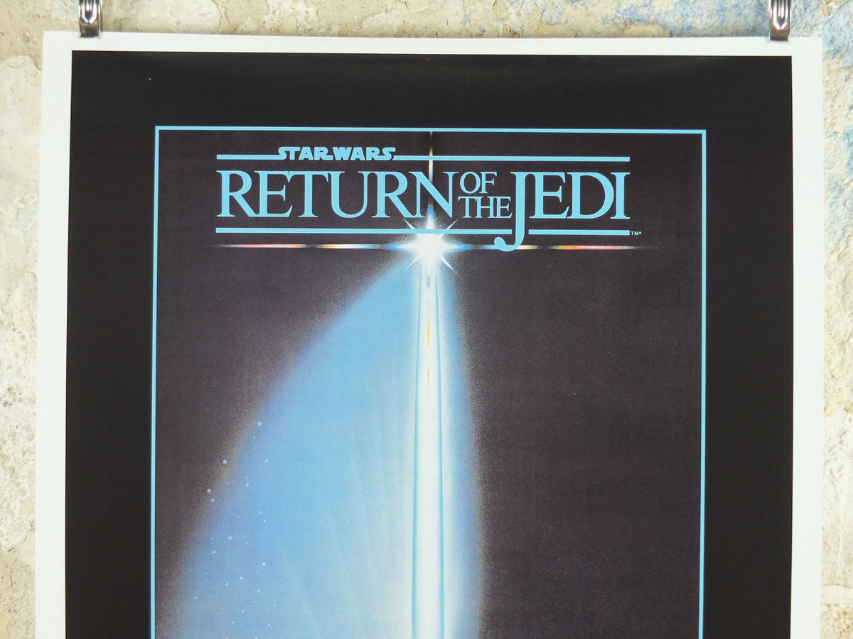 2001 Return of the Jedi Poster, International Star Wars Style A, by Paykos Phior & Tim Reamer, Zigzag Germany variation, film wall art decor
